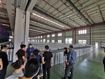 阿里巴巴集團(tuán)天貓團(tuán)隊(duì)參觀東方雨虹建德工廠